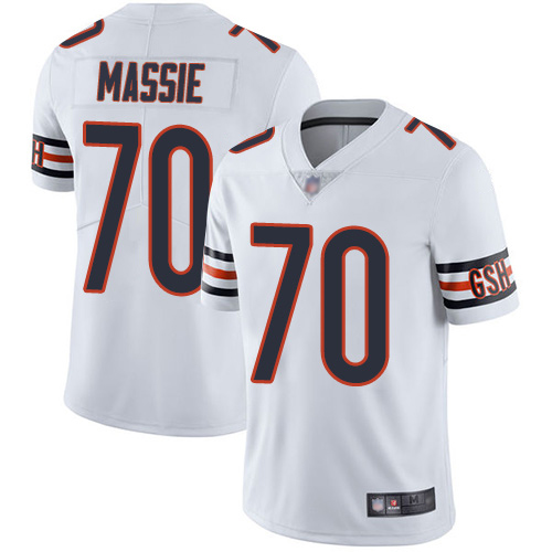 Chicago Bears Limited White Men Bobby Massie Road Jersey NFL Football #70 Vapor Untouchable